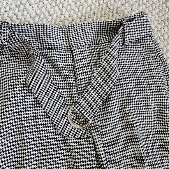 I-N-C International Concepts Glitz Runway Mid Rise Tapered Leg Reg Houndstooth - Picture 4 of 12